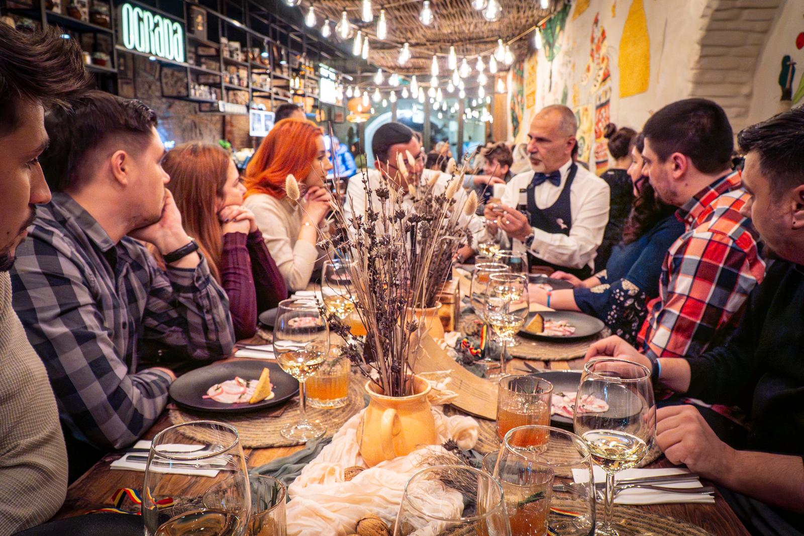 Masă degustare Solomon — experiență culinară fine dining Brașov